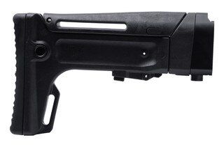 Picatinny compatible black polymer stock.